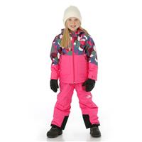 Kid's Freedom Insulated Jacket - Mr. Pink Big Abstract Print