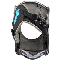 Kids Mini Grom Disc Snowboard Bindings - Black