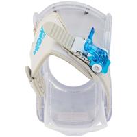 Kids Mini Grom Disc Snowboard Bindings - White