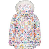 Toddler Girls Roselet Jacket - White Snowflakes (22026)