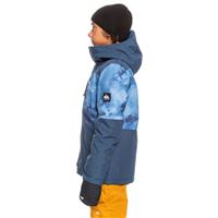 Boys Mission Printed Block Jacket - Insignia Blue Quiet Storm (BSN2)