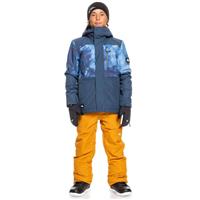 Boys Mission Printed Block Jacket - Insignia Blue Quiet Storm (BSN2)