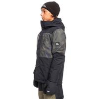 Boys Mission Printed Block Jacket - True Black Fade Out Camo (KVJ2)