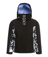 Galaxy Girl Jacket - True Black Black Flowers (KVJ1) -                                                                                                                                                       