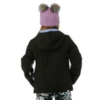 Galaxy Girl Jacket - True Black Black Flowers (KVJ1) -                                                                                                                                                       