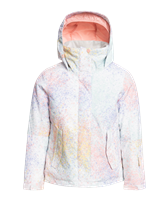 Girls Jetty Girl Jacket - Bright White Splash (WBB3) -                                                                                                                                                       