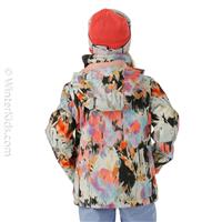 Girls Jetty Girl Jacket - True Black Tenderness (KVJ4) -                                                                                                                                                       