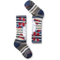 Kids Wintersport Full Cushion Yeti Pattern OTC Socks - Alpine Blue