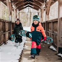 Toddlers' 2L One Piece - Peach Echo / Deep Emerald