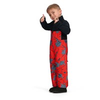 Boy's Volt Print Bib Pant - Daffy Dayz / Red