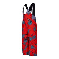 Boy's Volt Print Bib Pant - Daffy Dayz / Red