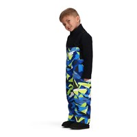 Boy's Volt Print Bib Pant - Ka / Slope Blue