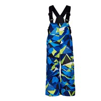 Boy's Volt Print Bib Pant - Ka / Slope Blue