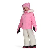 Girl's Kaizen Jacket with Faux Fur - Ballet Pink