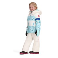 Girl's Kaizen Jacket with Faux Fur - Skiflake / Blue