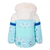 Girl's Kaizen Jacket with Faux Fur - Skiflake / Blue