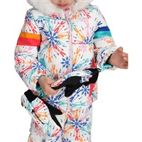 Girl's Kaizen Jacket with Faux Fur - Skiflake / Multi