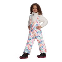 Girl's Snoverall Print Bib Pant - Skiflake / Multi