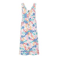 Girl's Snoverall Print Bib Pant - Skiflake / Multi