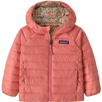 Baby Reversible Down Sweater Hoody - Tiny World / Lichen Green