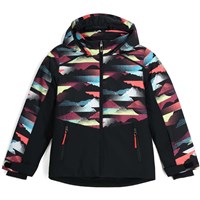 Girl's Conquer Jacket - Multi Mountain Print