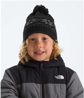 Youth Cabin Ski Tuke Hat - TNF Black Jacquard