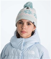 Youth Cabin Ski Tuke Hat - White Dune Jacquard
