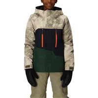 Boys Geo Insulated Jacket - Limestone Hemisphere Clrblk