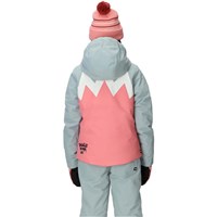 Girl's Girls Snaggletooth Luna Insulated Jacket - Geranium Pink Colorblock