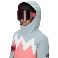Girl's Girls Snaggletooth Luna Insulated Jacket - Geranium Pink Colorblock