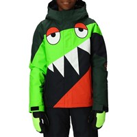 Boy's Snaggletooth Owen Insulated Jacket - Borealis Green Colorblock