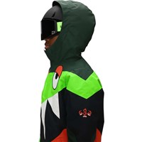 Boy's Snaggletooth Owen Insulated Jacket - Borealis Green Colorblock