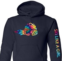 Tie-Dye Hoodie - Navy / Tie-Dye