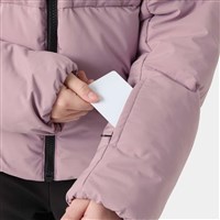 Juniors' Nora Short Puffy Ski Jacket - Purple Clay