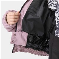Juniors' Nora Short Puffy Ski Jacket - Purple Clay
