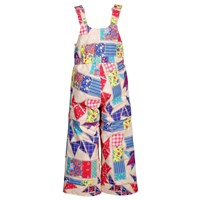 Girl's Snoverall Print Bib Pant - Quilted Fox