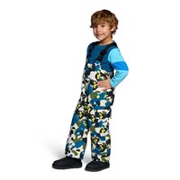 Boy's Volt Print Bib Pant - Fort Fog