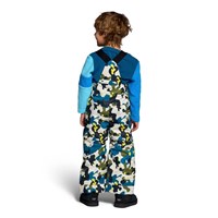 Boy's Volt Print Bib Pant - Fort Fog