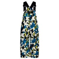 Boy's Volt Print Bib Pant - Fort Fog