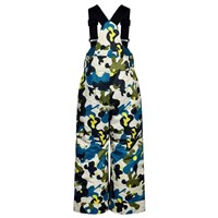 Boy's Volt Print Bib Pant - Fort Fog