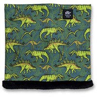 Kid's Comfort Shell Neck Warmer lined with Comfort Plush - Roaring Reptiles