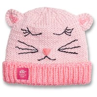 Kid's Critter Beanie - Pink