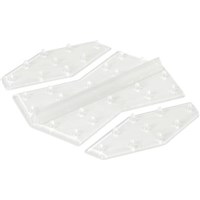 Modular Mat Stomp Pad - Clear / White
