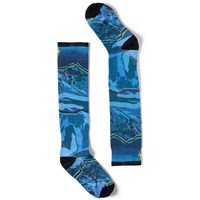 Junior Ski Zero Cushion Storm Peak Print OTC Socks