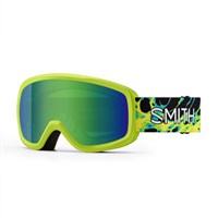 Youth Snowday Goggle - Electric Lime Slime Frame w/ Green Sol-X Mirror Lens (M004423X599C5)