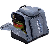 Powder Trekker Ski Boot Backpack - Lilac Stripes / Indigo / Ice Blue
