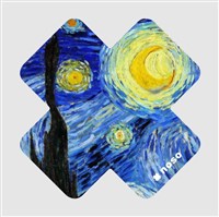 X Shapes Patch Collection - Starry Night