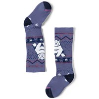Kids Wintersport Full Cushion Polar Bear Pattern OTC Socks