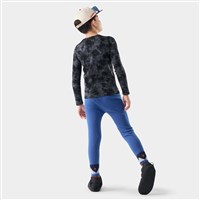 Smartwool Merino 250 Baselayer Crew - Kid's - Black Tie Dye