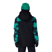 Boy's Gateway Shell Jacket - Deep Green Dark Skies Colorblk